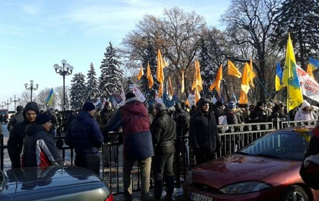 Протести в Києві: фото